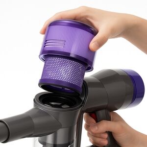 Dyson V10 V11 Purple Post Motor HEPA Filter Replacement Genuine OEM